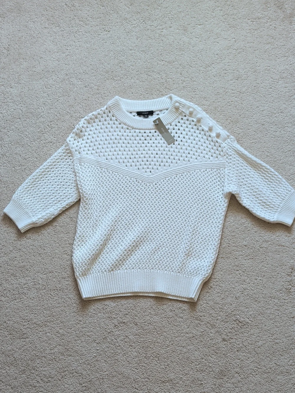 NWT J. Crew Elbow-sleeve Sweater Size XS